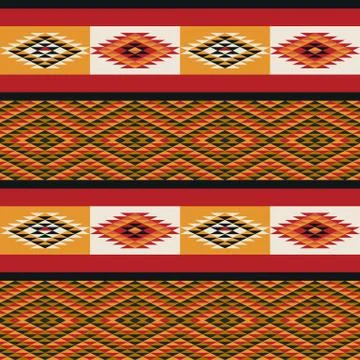 Apache semless texture Stock Illustration