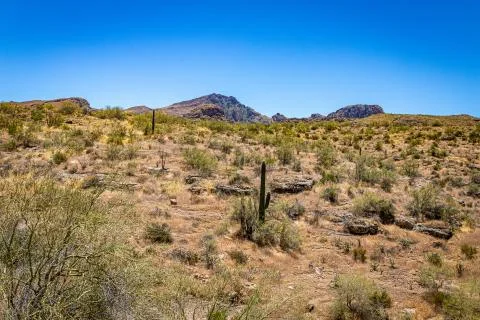 Apache Trail Scenic Drive View Stock Photos