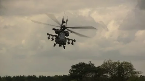 Apache very close! Stock Footage 10910668