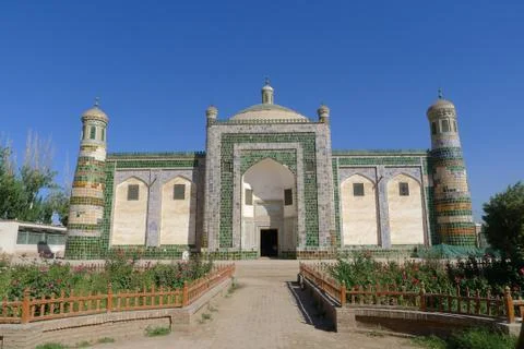Apak Hoja Mazzar, so called Xiangfei Tomb, Kashgar, Xinjiang, China Stock Photos
