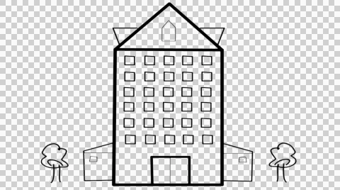 Apartment animation with transparent background Stock Footage 44517361