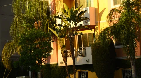 Apartment Balcony Stock Footage 32235994