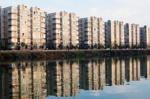 Apartment block Foto stock