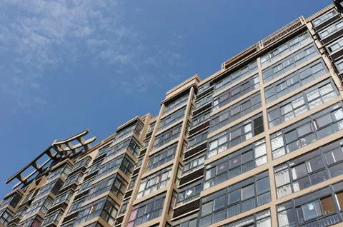 Apartment block Stock Photos