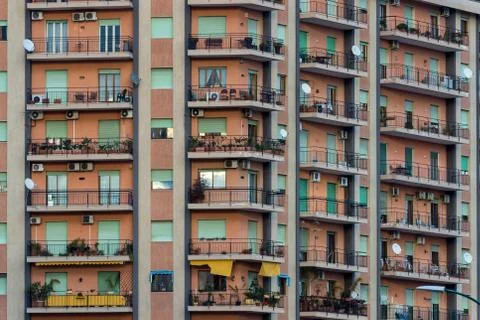 Apartment block Stock Photos