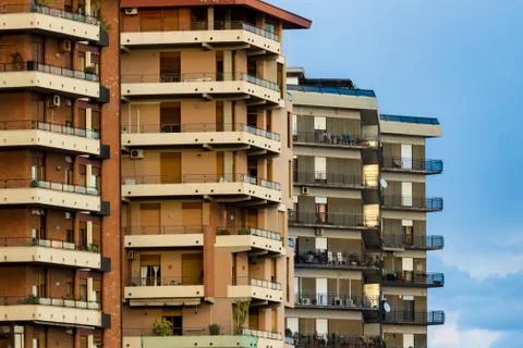 Apartment block Stock Photos