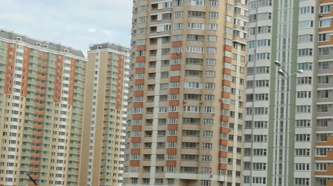 Apartment building 2 Stock Footage 52370403