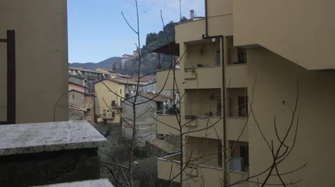Apartment building Carpinetto Stock Footage 61492612