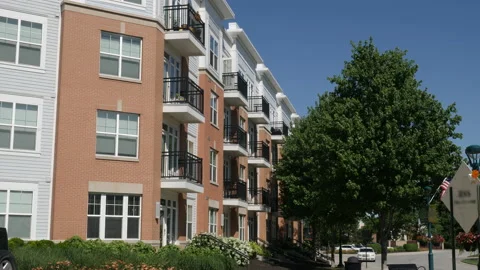 Apartment Building 스톡 동영상 159616528