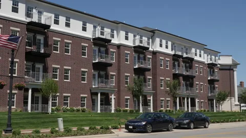 Apartment Building 스톡 동영상 159620701