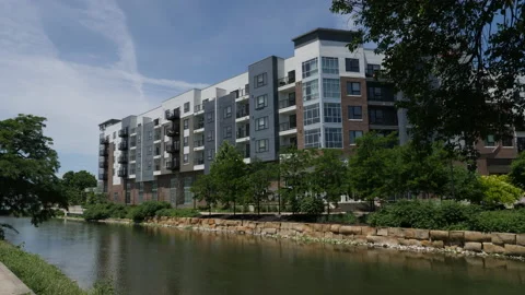 Apartment Building 스톡 동영상 159620806