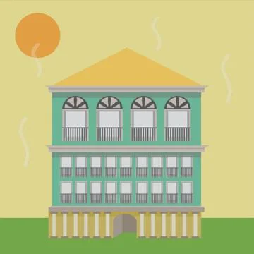 Apartment Building イラスト素材