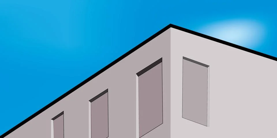 Apartment building Stock Illustration