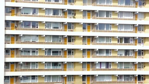 Apartment building in the Netherlands Stock Footage 82076520