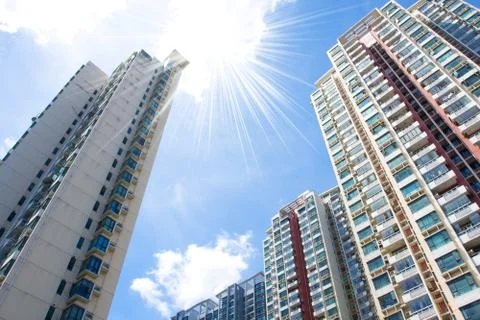Apartment building Stock Photos