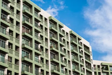 Apartment building Stock Photos