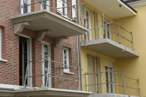 Apartment building Stock Photos