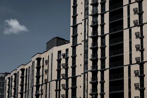 Apartment building. Stock Photos