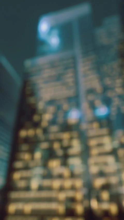Apartment building at sunset surrounded by friendly neighborhood ambiance Stock Footage 326350368
