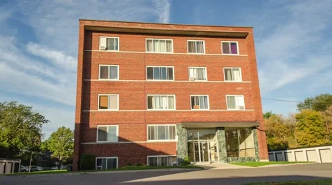 Apartment Building Time Lapse Stock Footage 62506505