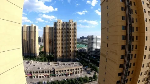 Apartment buildings 库存影片 168603678