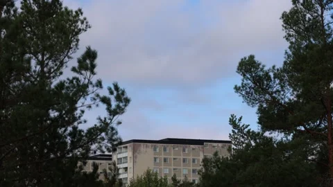 Apartment buildings Stock Footage 296820724