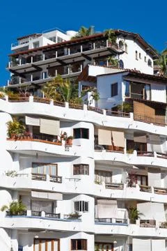 Apartment buildings Stock Photos