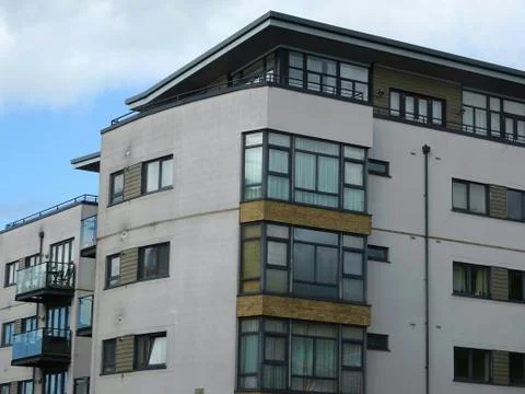 Apartment Complex Building Foto stock