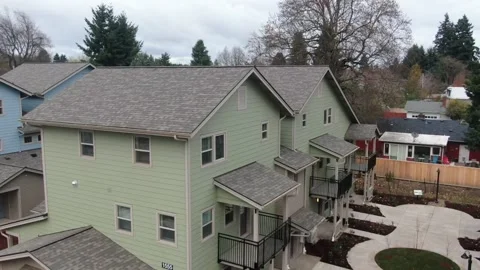 Apartment Complex Drone Aerial View 動画素材 165478844