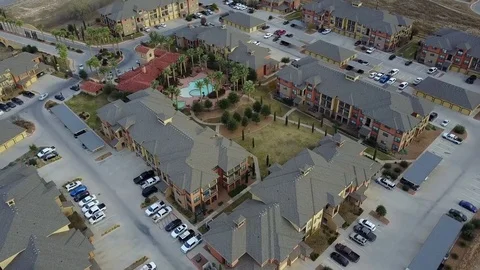 Apartment Complex Stock Footage 81184504