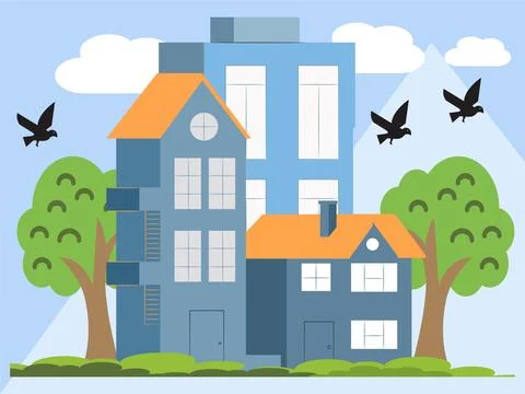 Apartment Concept Illustration Illustrazione stock