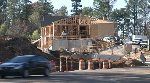 APARTMENT CONSTRUCTION 6 Stock Footage 11186019