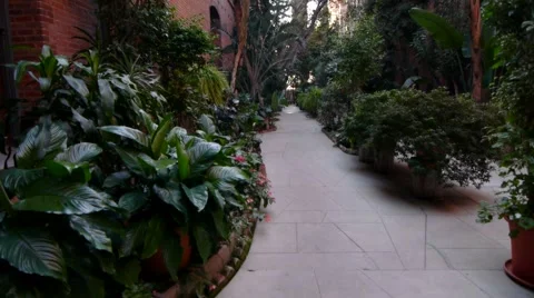 Apartment Courtyard Window Stock Footage 930739