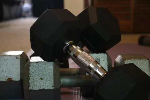 Apartment Dumbbells Stock Photos