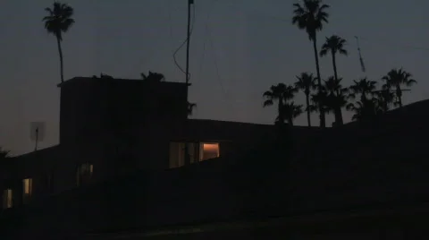 Apartment evening Stock Footage 412789