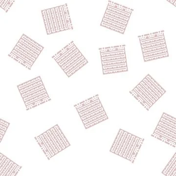 Apartment house glyph seamless pattern Ilustración de archivo