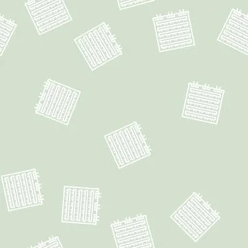 Apartment house line seamless pattern イラスト素材