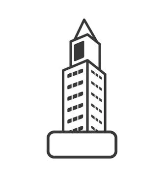 Apartment icon. building design. Vector graphic Ilustración de archivo