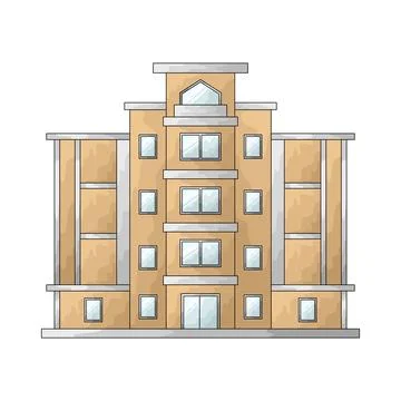 Apartment illustration Ilustración de archivo