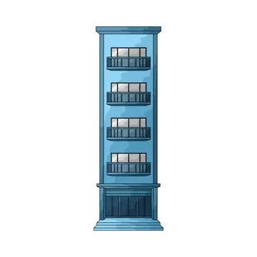 Apartment illustration Ilustración de archivo