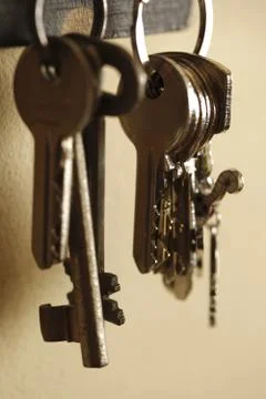 Apartment keys 스톡 사진