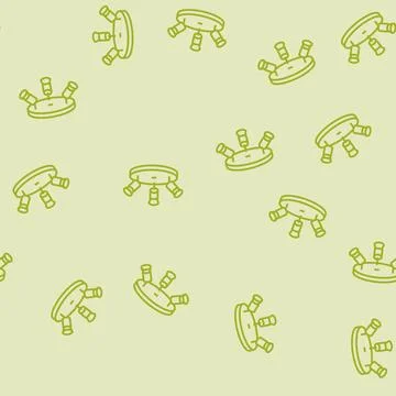 Apartment lamp ceiling line seamless pattern Stock Illustration