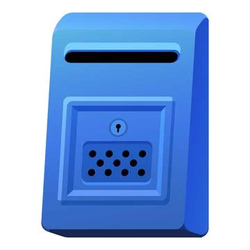 Apartment mailbox icon cartoon vector. Mail man Illustration