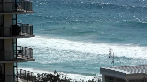 Apartment by the Ocean Stock Footage 55249997