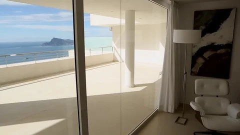 Apartment with ocean view Video stock 75216811