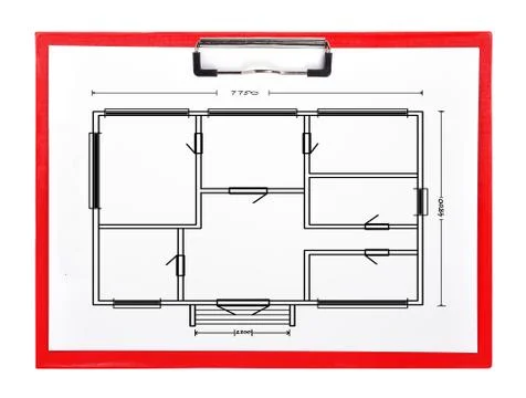 Apartment plan Stock Illustration