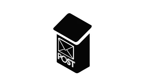 Apartment post box icon animation Vídeo Stock 152771388