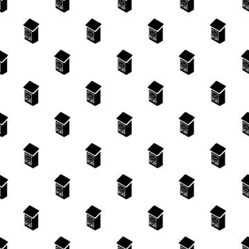 Apartment post box pattern vector seamless Ilustração Stock