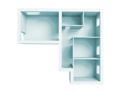 Apartment project Stock Illustration