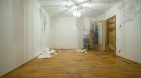 Apartment renovation Stock Footage 23015595